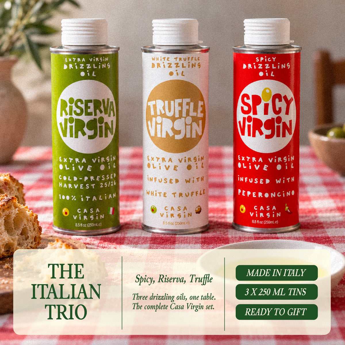 Casa Virgin Italian Trio Gift Box