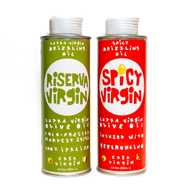 Casa Virgin Duo – Spicy & Tuscan Finishing Olive Oils | Casa